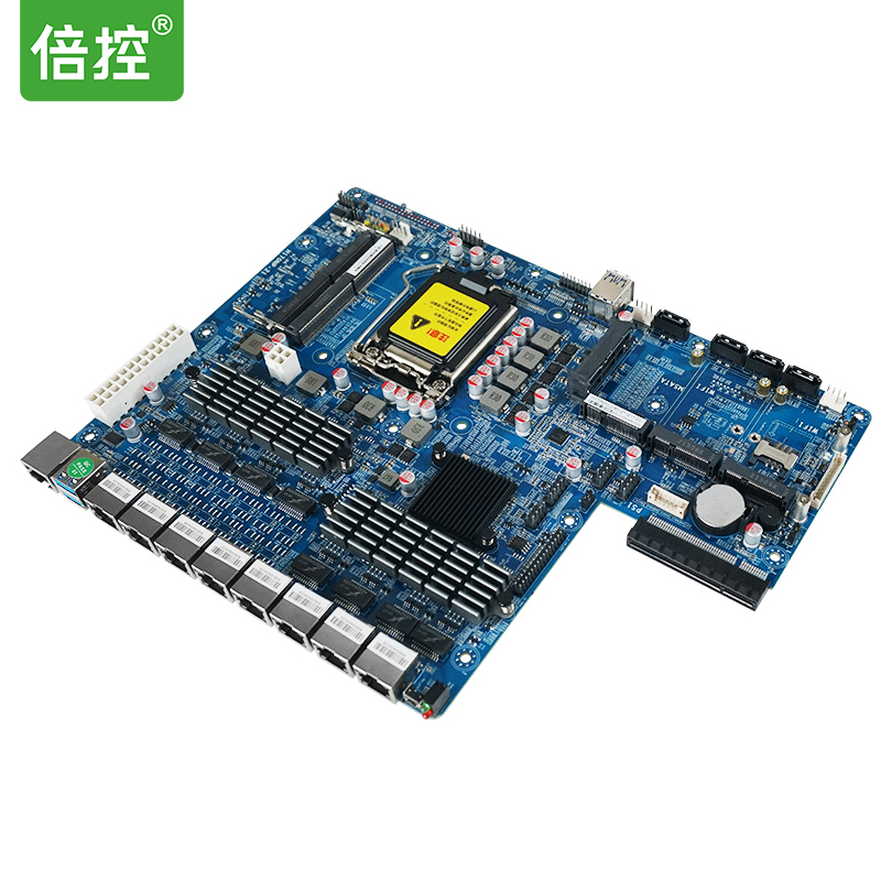 倍控C236开发板8网卡 H170NP(C236)-21软路由主板爱快ROS多网卡i211/i226网卡