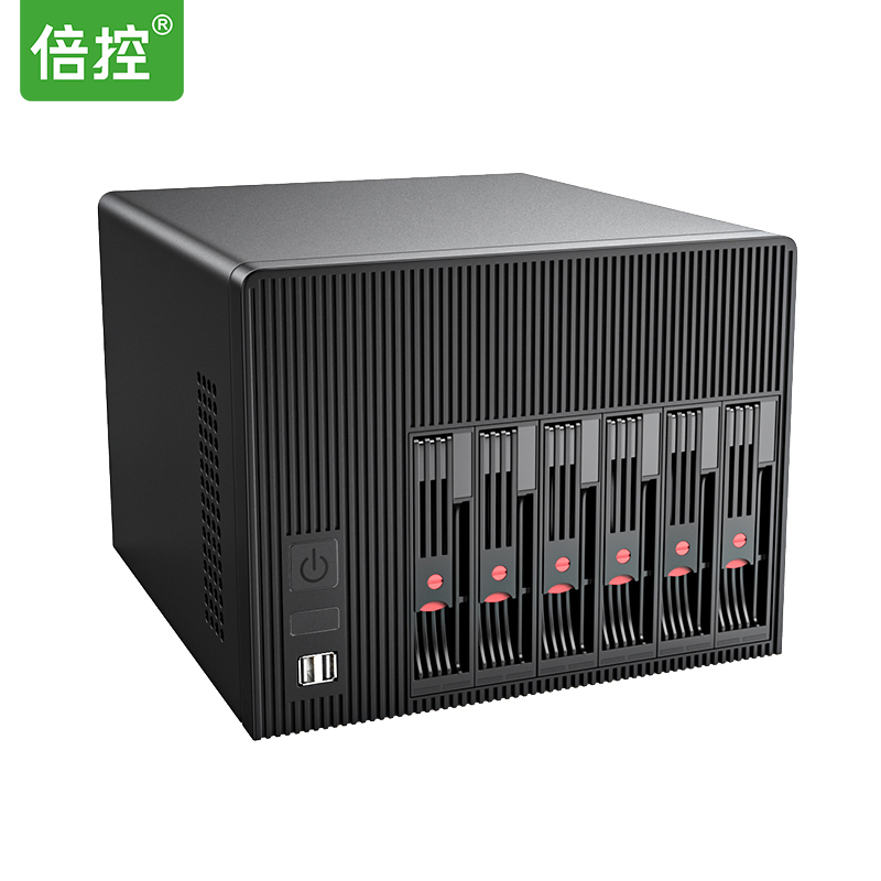 倍控BK-6HDD-NAS 多盘位存储服务器支持酷睿8代9代1151针脚处理器