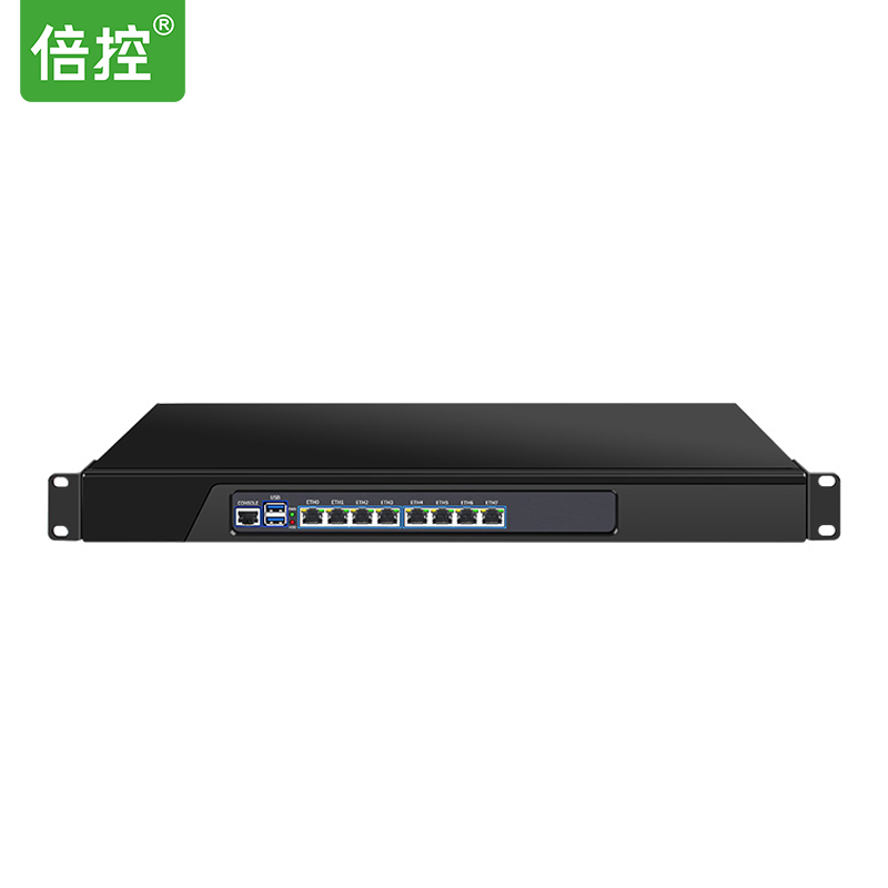 倍控1U机架式软路由工控机989NET-8L-OEM