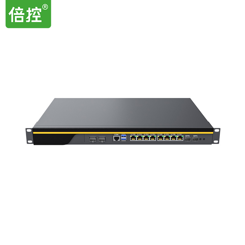 倍控989NET-8L 1U机架式爱快软路由多网卡防火墙维盟多WAN口宽带叠加均衡负载工控机I3-3110M I5-3320M i7-3520M