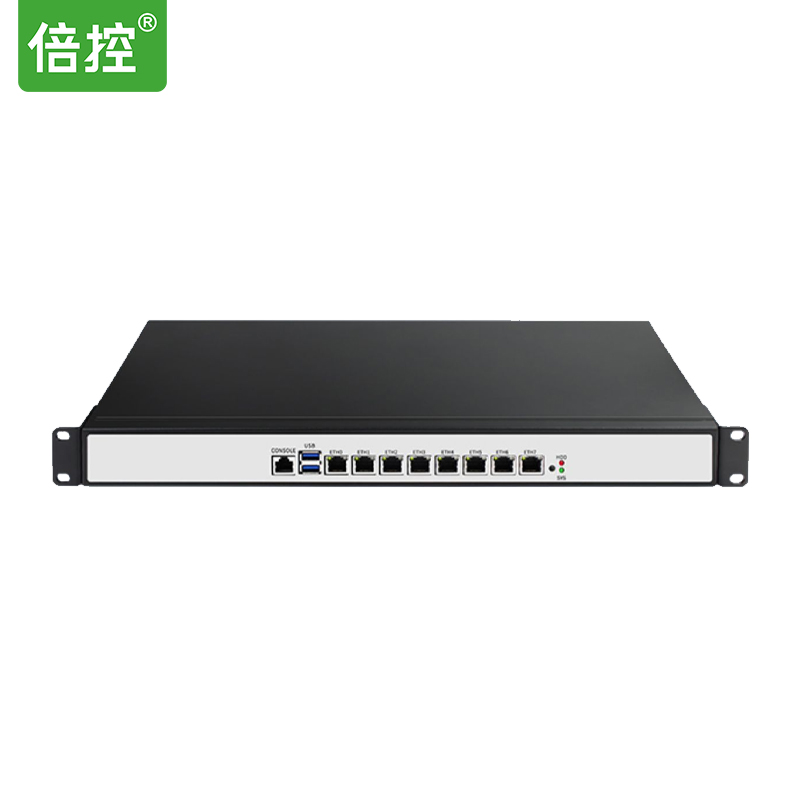 倍控H170-8LAN 1U机架式服务器I7-9700 E3-1225V5 多网卡i211 i226软路由爱快ROS防火墙 工控机