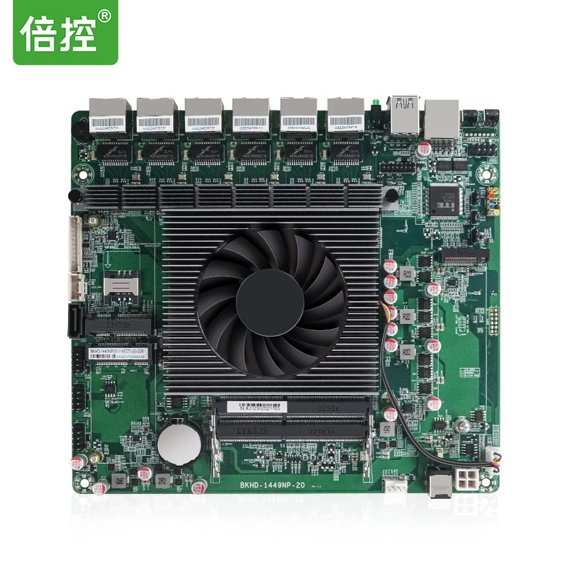 酷睿11代集成CPU主板m.2硬盘BKHD-1449NP-20 I7-1185G7 I5-1135G7 I3-1115G4六网卡ROS软路由主板爱快pfsense