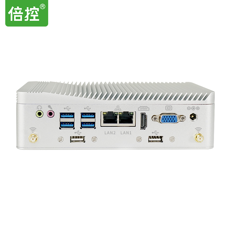 倍控 I3-6157U嵌入式迷你工控机 酷睿低功耗迷你微型工控主机耐高低温工业电脑