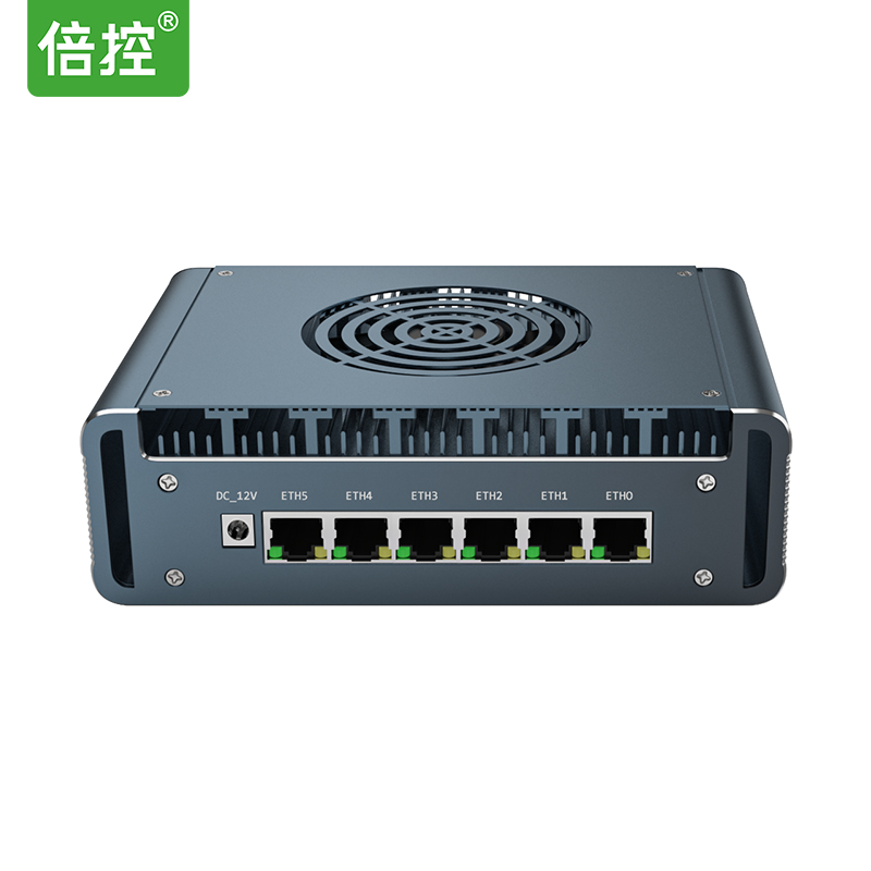 倍控BKHD-1264NP-12 1744NP-12 N100 8505 I7-1265U六网卡软路由工控机爱快ROS维盟12代