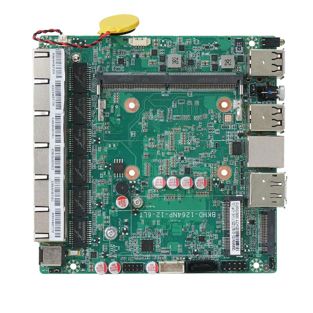 倍控BKHD-1264NP-12 N100主板N200 I3-N305爱快ROS软路由主板X86嵌入式linux Pfsense