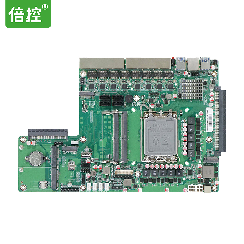 倍控BKHD-B760-8LAN防火墙软路由主板4G物联网5G模块14代工控机