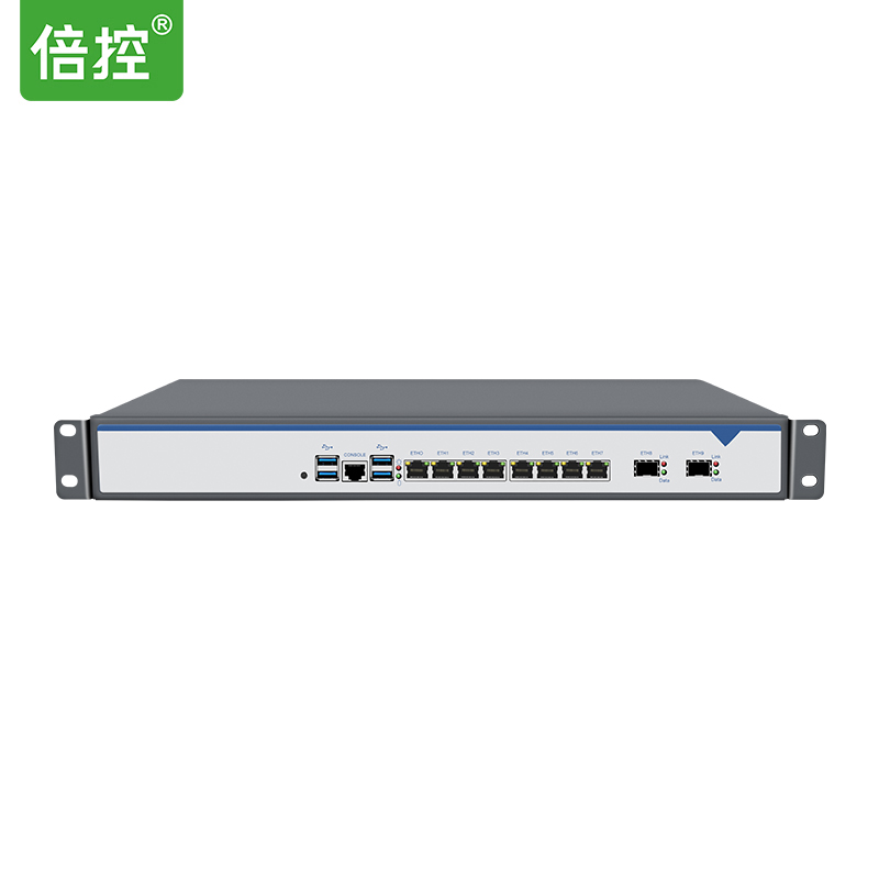 倍控B760软路由1U机架式工控机19英寸2.5G光口10G服务器I7-14700 I9-14900嵌入式电脑主机