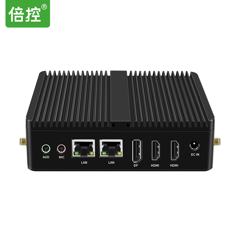 倍控J6412-2LAN-2COM-3HD N100双网卡迷你主机 三高清显示双串口