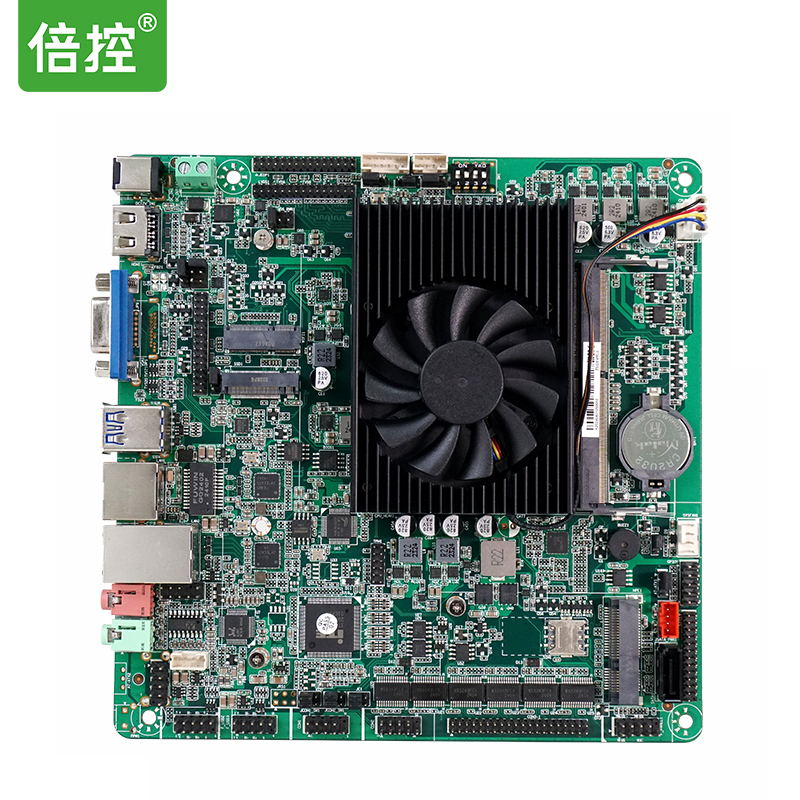 倍控N100DC-ITX主板12代N100四核低功耗开发板工控机主机lvds显示