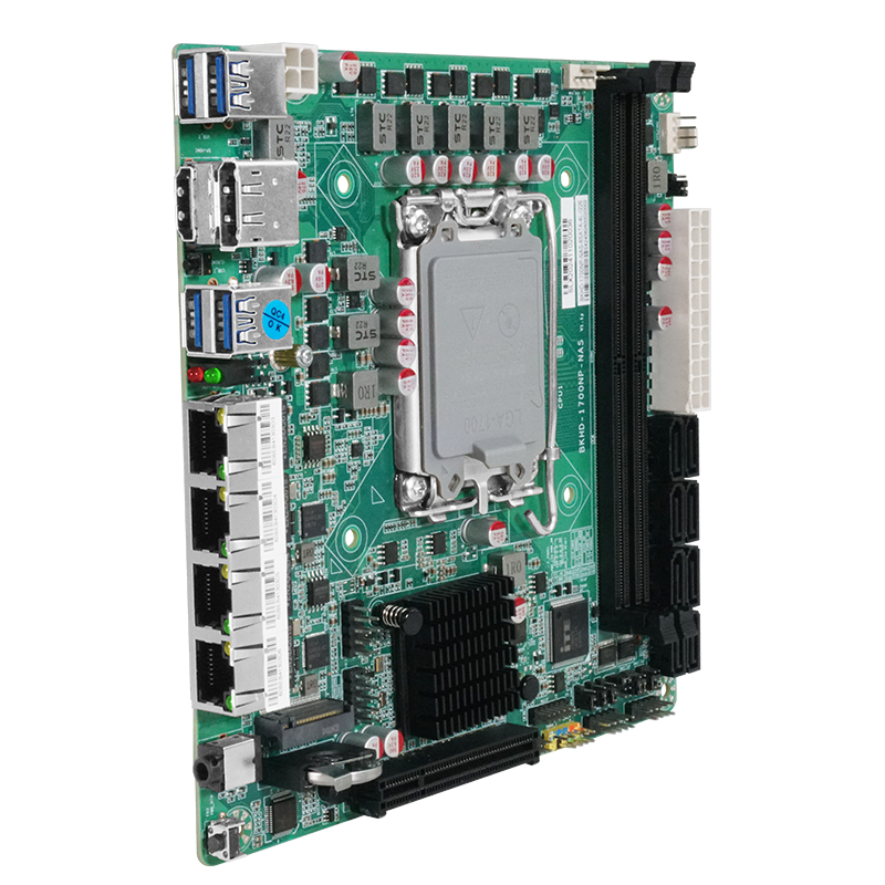 Q670 NAS妖板支持12-14代CPU vPro可远程 修改BIOS B760软路由itx